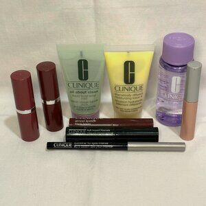 Clinique Assorted Travel Size Products - Lipsticks, Eyeliner, Cleanser & More!